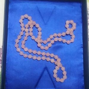 Natural amethyst bead necklace